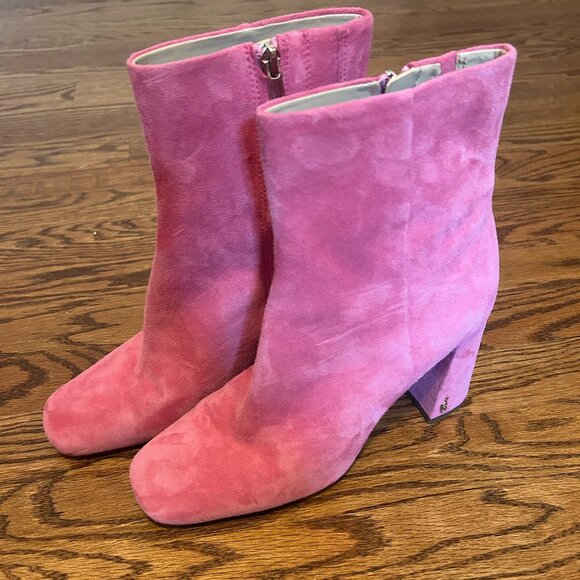 Sam Edelman Pink Booties - Picture 1 of 1